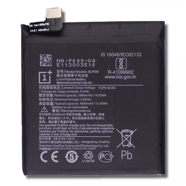 Батарея OnePlus 7 Pro (BLP699)  [Original PRC]